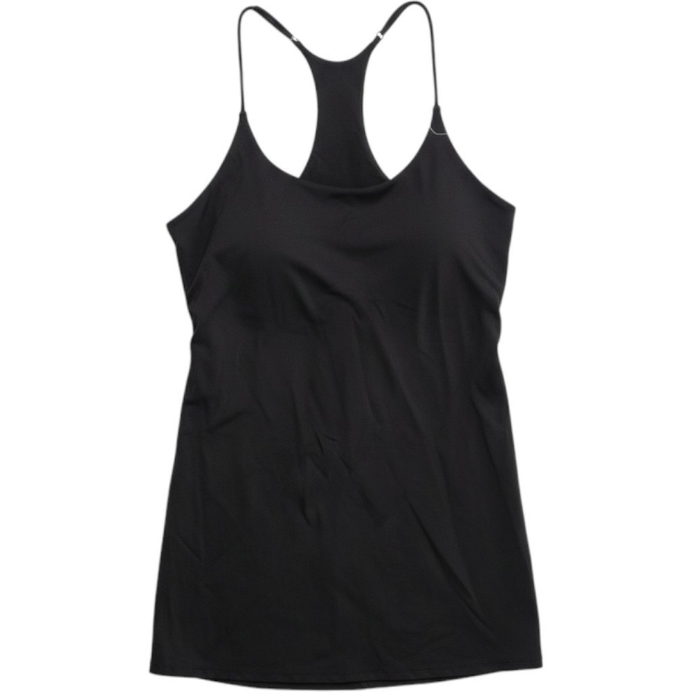 Z BY ZELLA Black Active Tennis Dress Built-In Shelf Bra Racerback Size L NWT